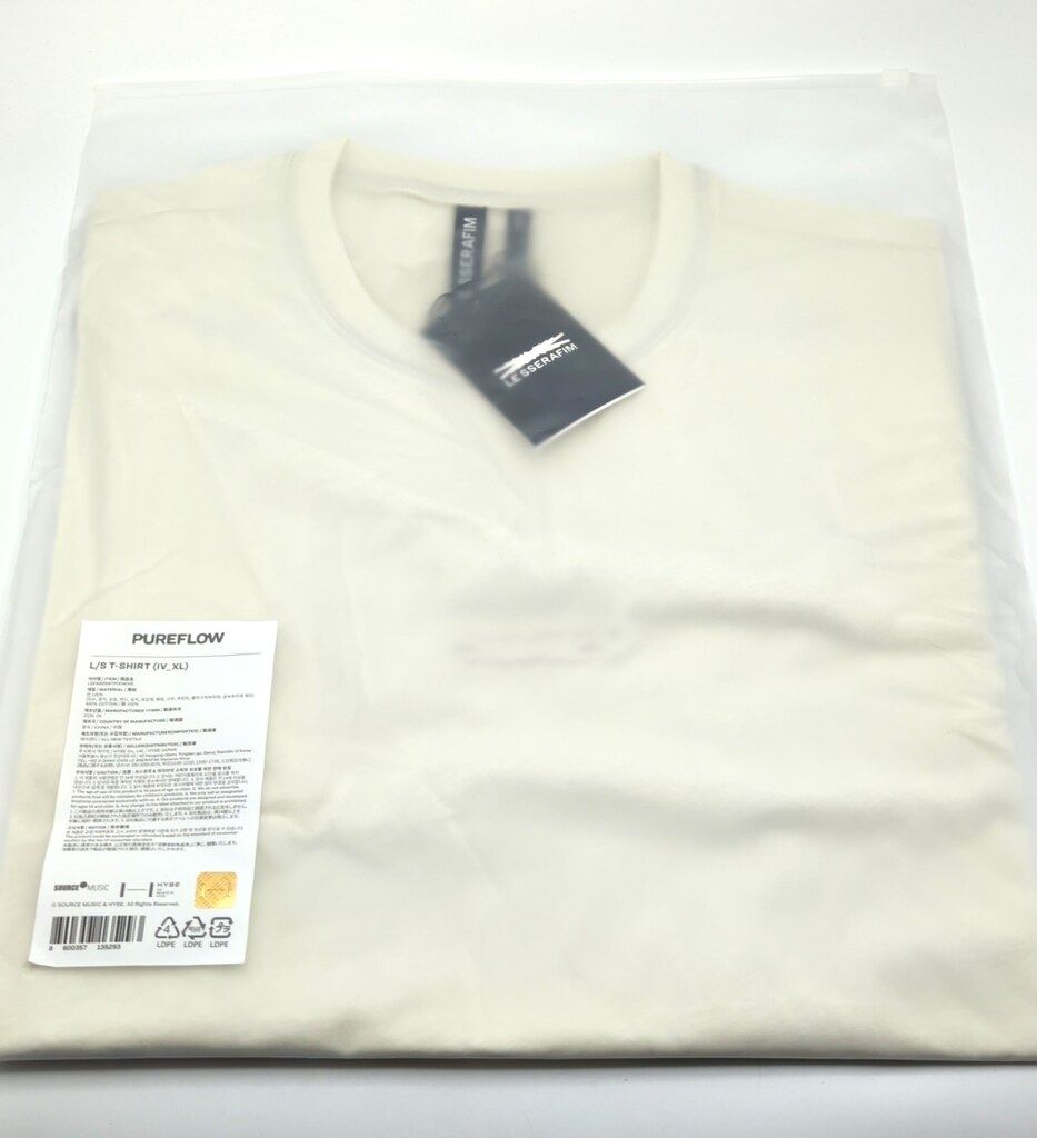 LE SSERAFIM PUREFLOW pt.1 POP-UP L/S T-SHIRT XL