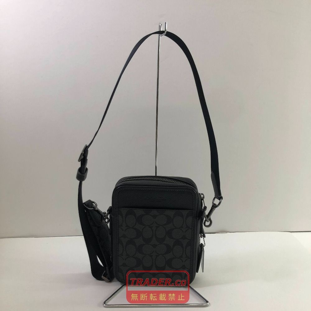 美品 COACH コーチ サリバン クロスボディ シグネチャー ショルダーバッグ 04w7362□※【中古】COACH コーチシグネチャーサリバン クロスボディ