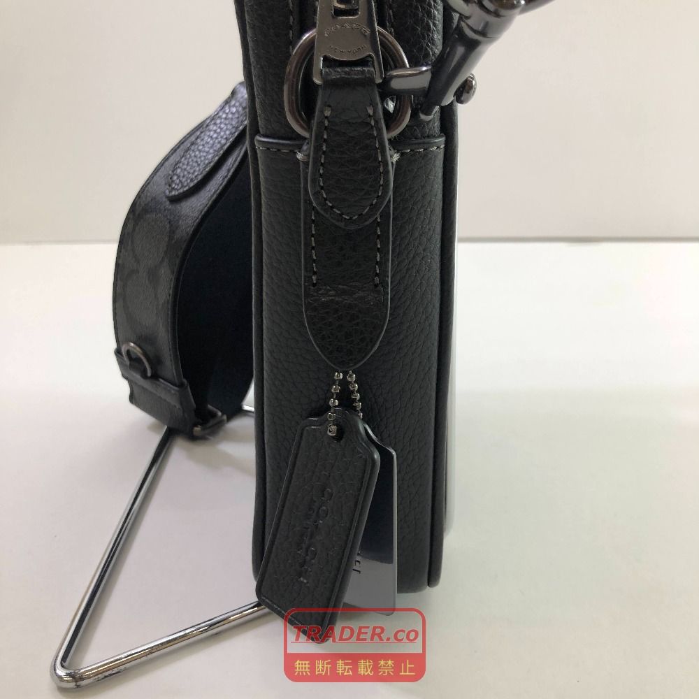 04w7362□※【中古】COACH コーチシグネチャーサリバン クロスボディ
