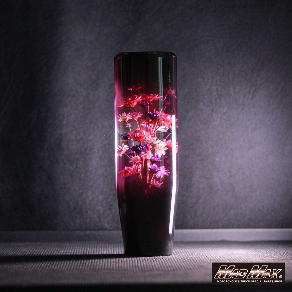 水中花 艶華 えんか シフトノブ 141mm 変換アダプター付き ブラック