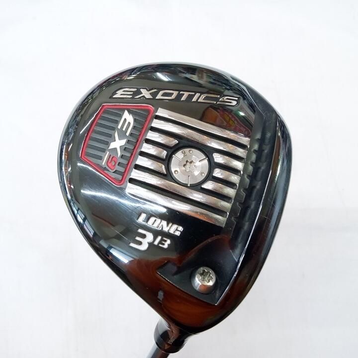 ツアーエッジ　EXOTICS EX9 LONG　13度　EXOTICS PRO 62　Sフレックス　フェアウェイウッド　中古　ゴルフドゥ！高知店【最短即日発送】