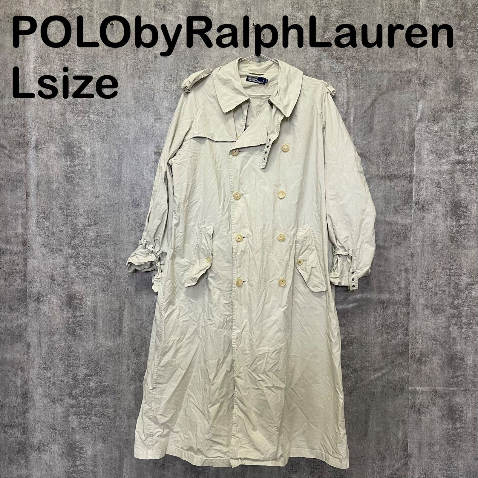 k-582】Polo by Ralph Lauren ポロバイラルフローレン L トレンチ