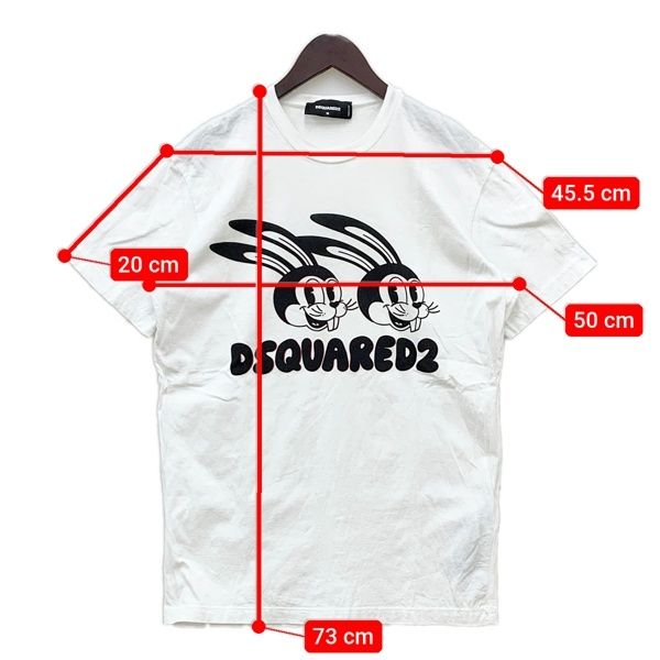 DSQUARED2 ディースクエアード ツインズラビット 半袖 Tシャツ