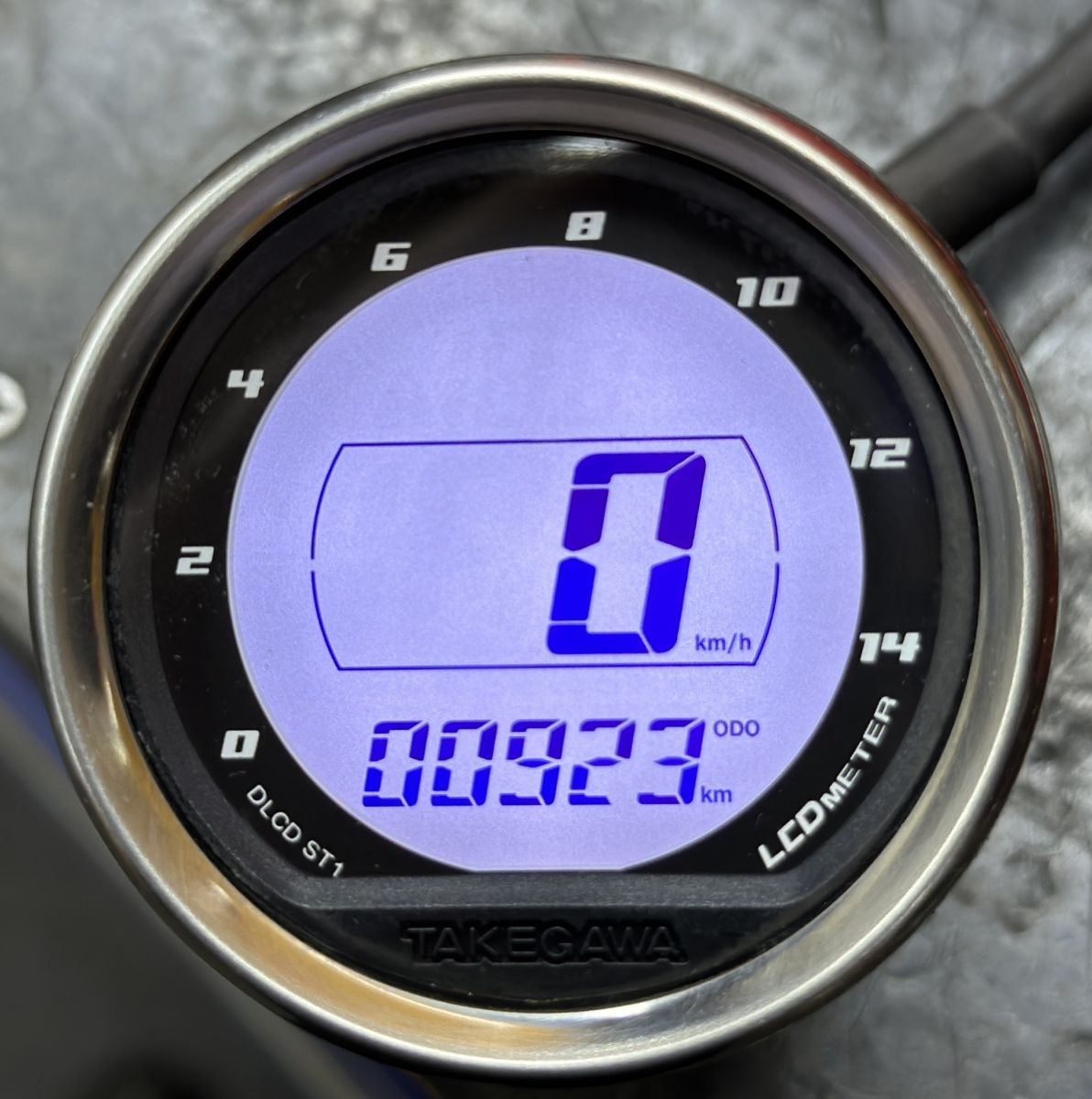 タケガワ LCDメーター エイプ50/100 XR50/100 エイプ100 社外 タケガワ LCD デジタルメーター ○B8271！TAKEGAWA