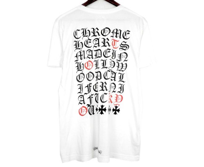 クロムハーツ CHROME HEARTS 【 CH T-SHRT 1 】 バック 英字 プリント