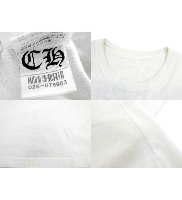 クロムハーツ CHROME HEARTS 【 CH T-SHRT 1 】 バック 英字 プリント