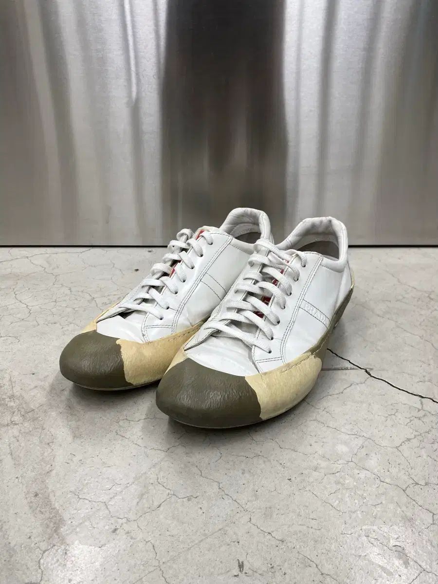 PRADA プラダ カモフラ レイヤード スニーカー
