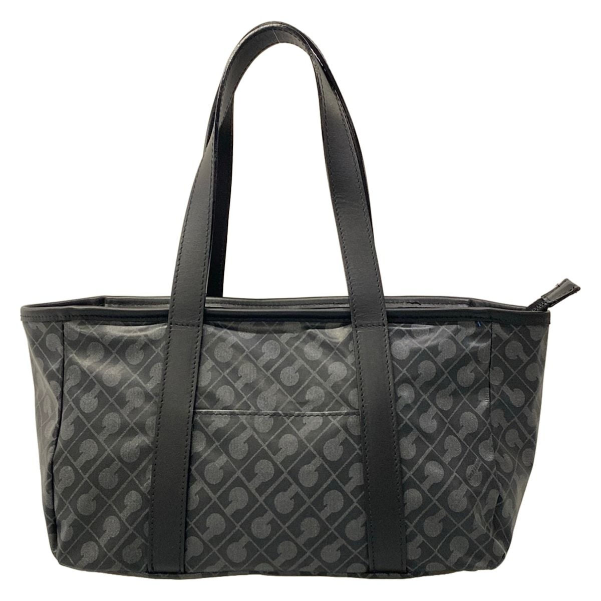 GHERARDINI(ゲラルディーニ) ハンドバッグ美品 - グレー×黒 レザー
