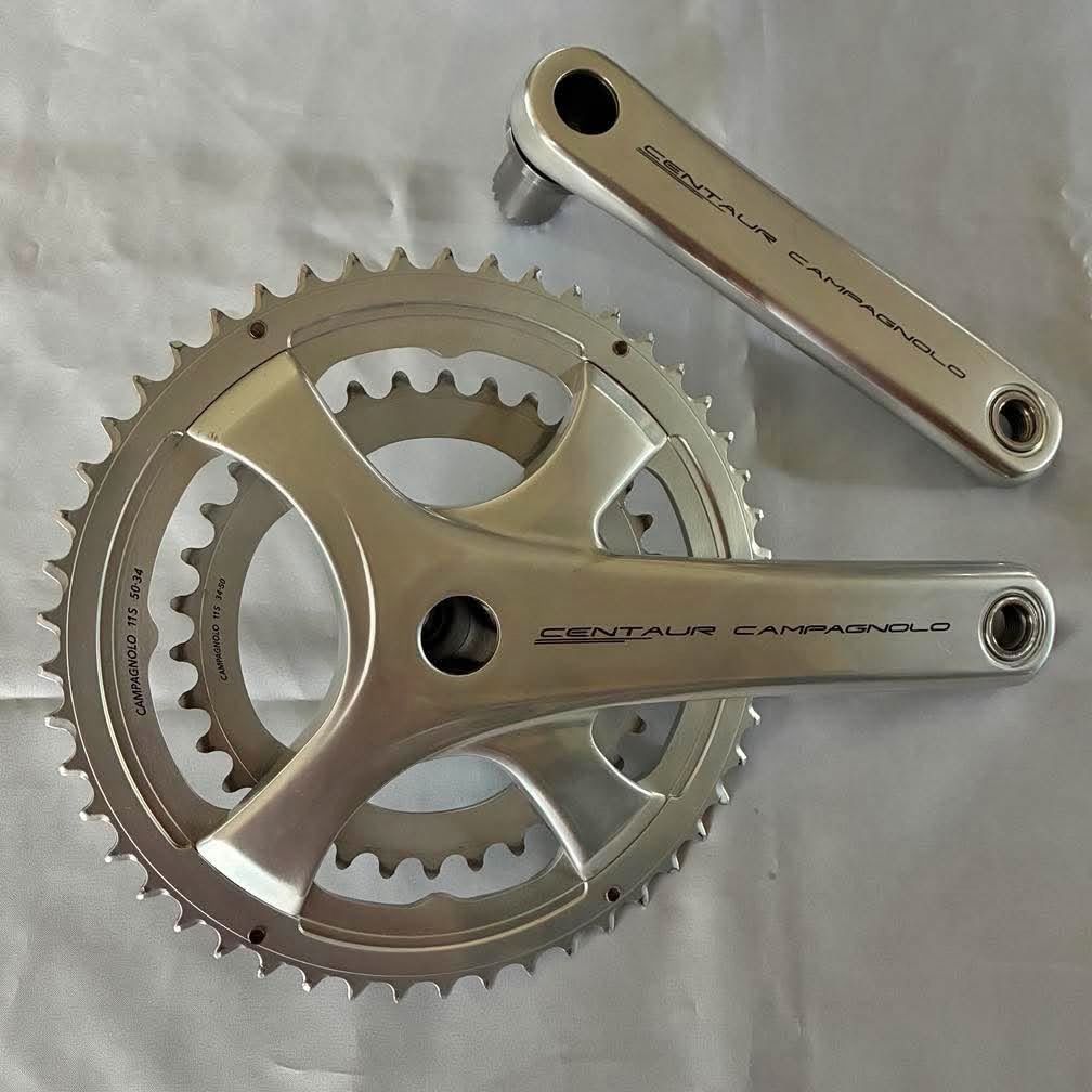campagnolo CENTAUR 170mm 50/34T 11S シルバー クランクセット ケンタウル カンパニョーロ