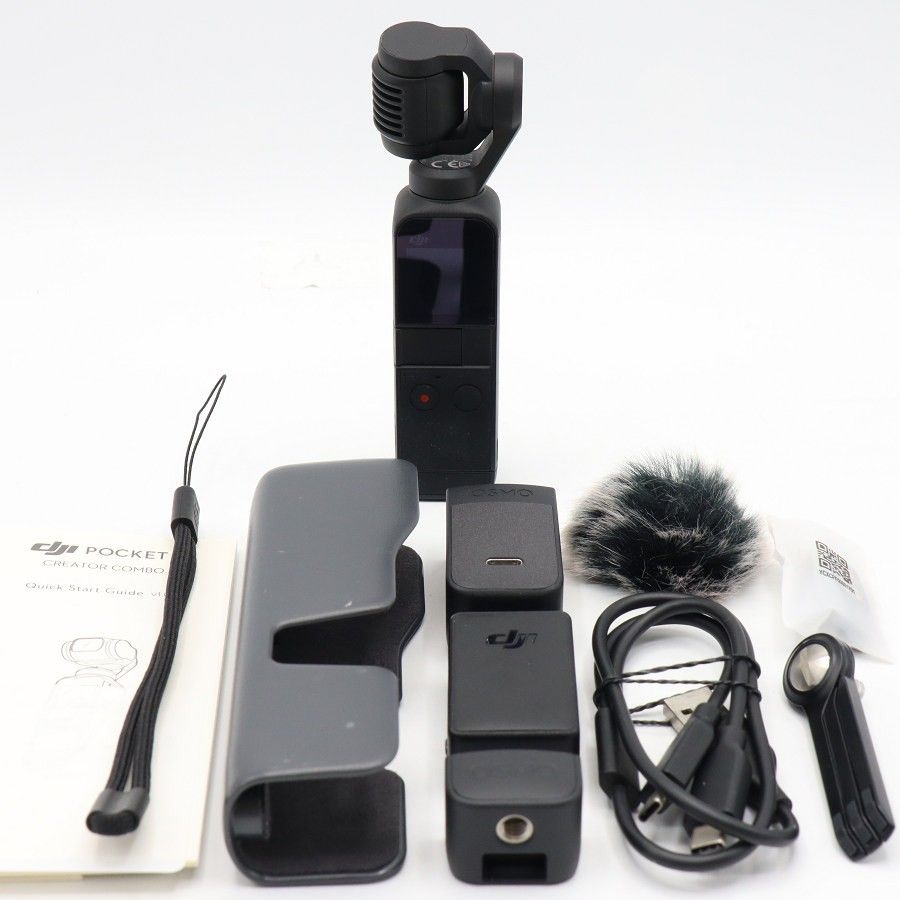 【美品】DJI POCKET 2 Creator Combo OP2CP2 ハンドヘルド アクションカメラ 4K ポケット クリエーター コンボ 本体