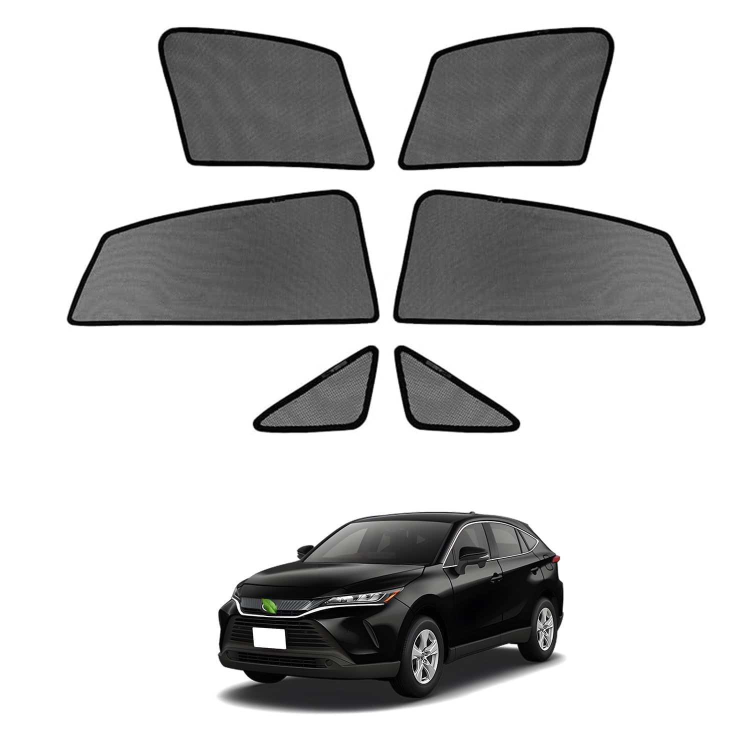 CARTIST トヨタ ハリアー 80系 Harrier メッシュカーテン R2.06?現行 MXUA8# AXUH8# 遮光カーテン サンシェード カーシェード UVカット マグネット式 簡単着脱 遮光 断熱 インテリア 日よけ 車種専用 6枚as