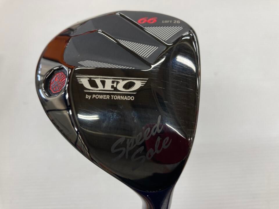 キャスコ　UFO Speed by POWER TORNADO レディス　26度　Falcon Shaft　Lフレックス　ユーティリティ　中古【最短即日発送】