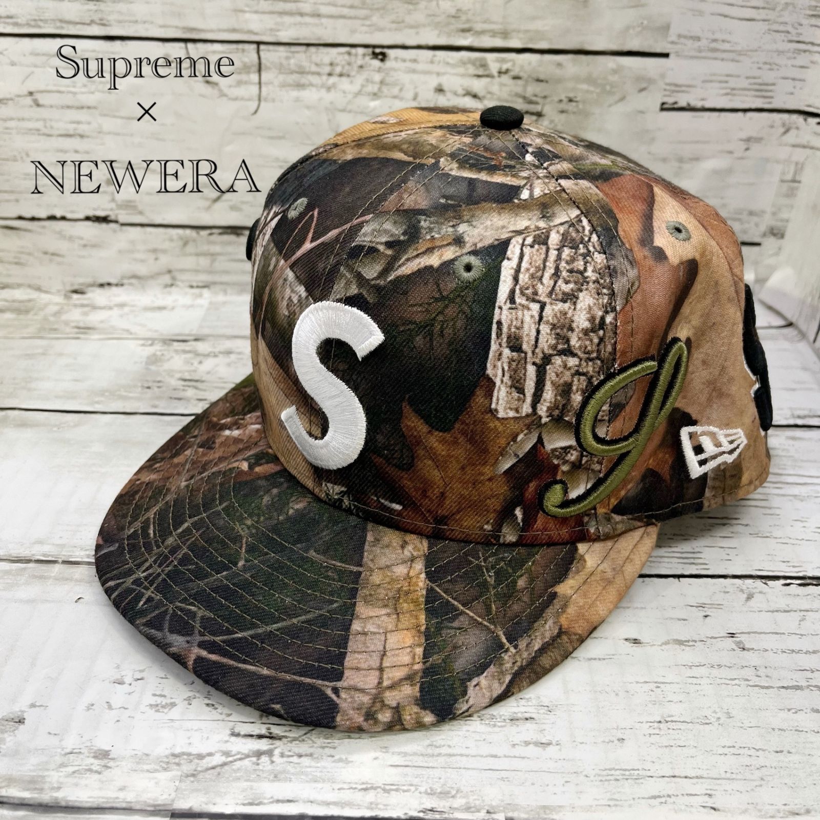 Supreme NEW ERA シュプリーム ニューエラ MULTI S LOGO 59FIFTY CAP CAMO キャップ カモフラ 7 3/4 61.5cm 帽子 _208