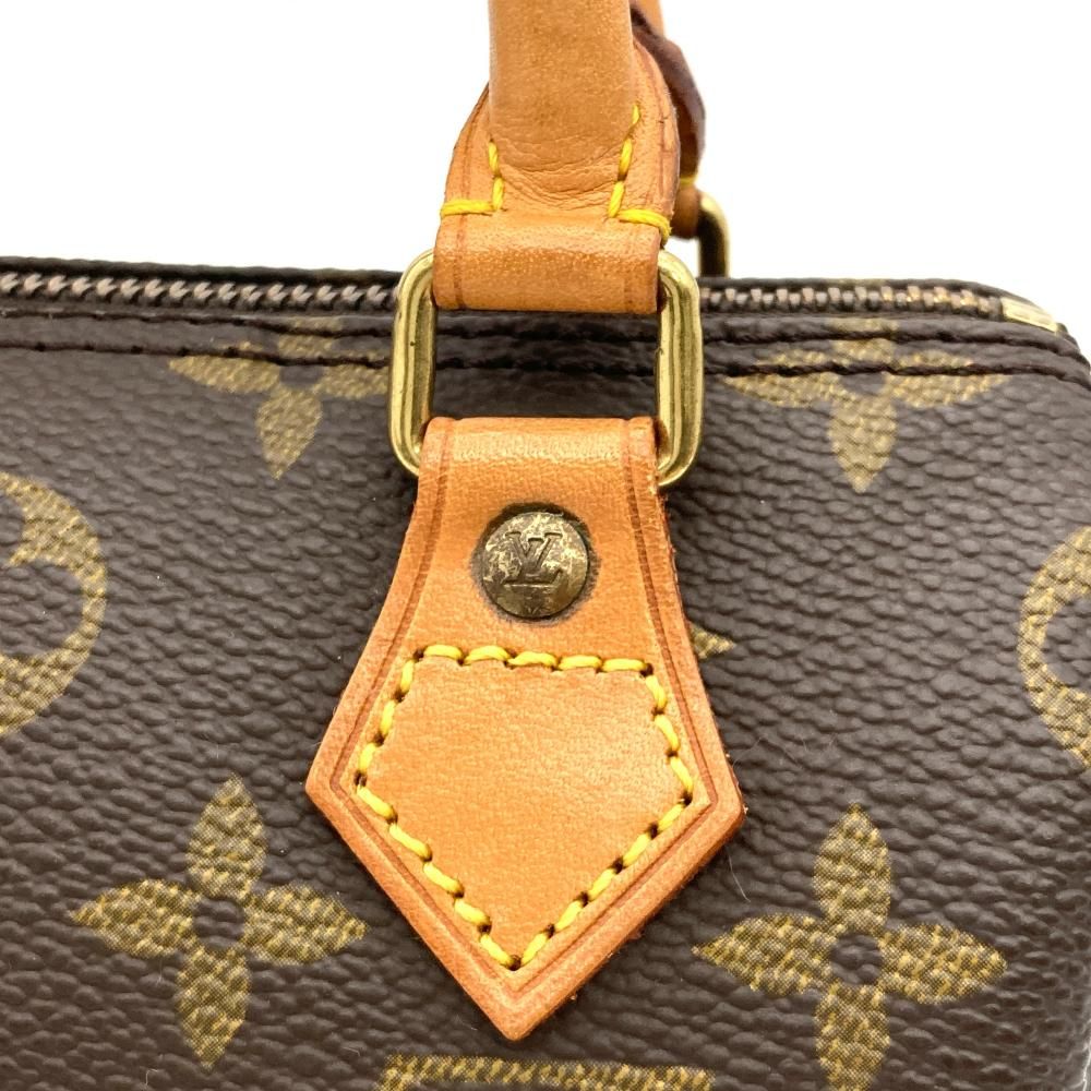ルイヴィトン LOUIS VUITTON ミニ スピーディ ハンドバッグ モノグラム