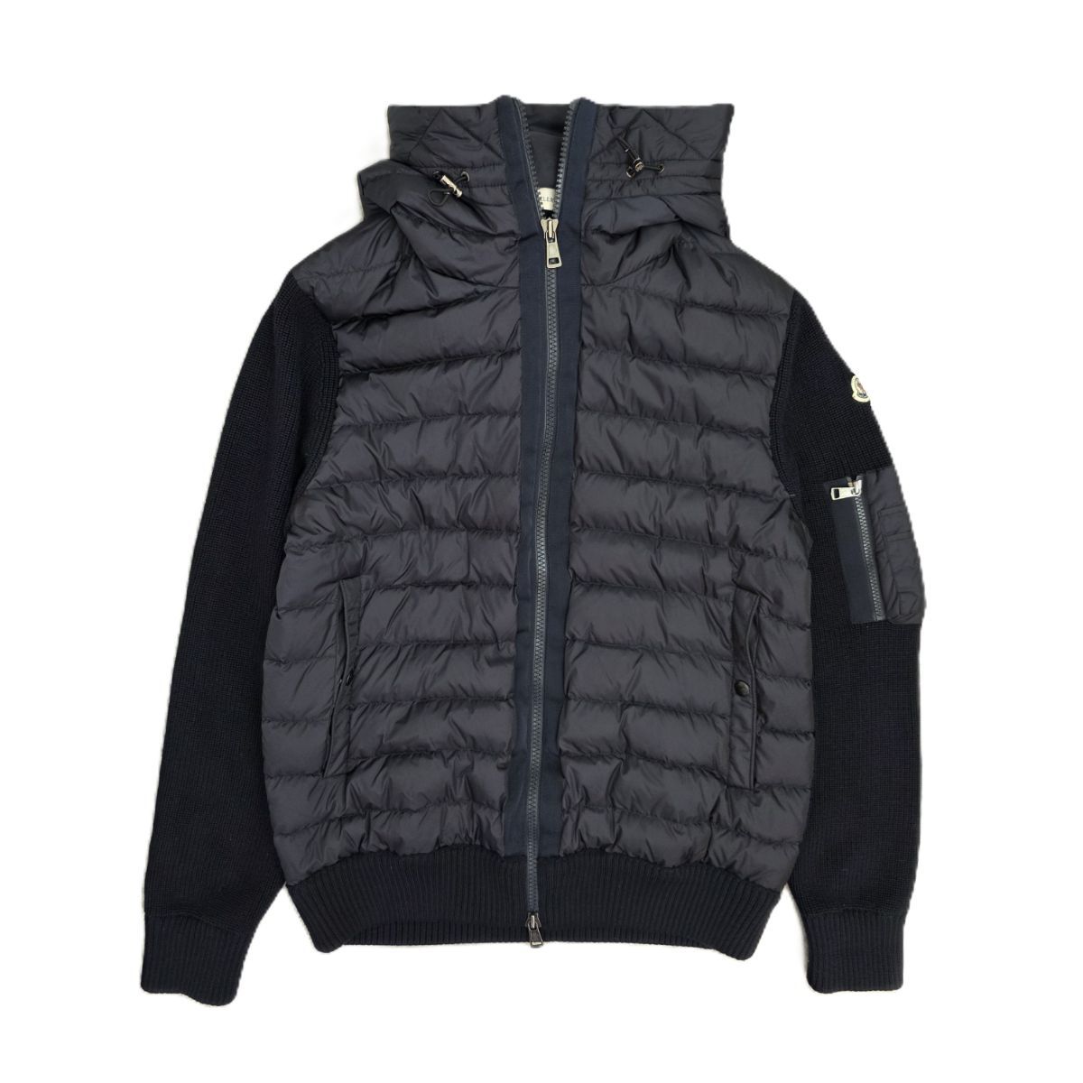 MONCLER モンクレール CARDIGAN TRICOT ニット切替 ダウン 