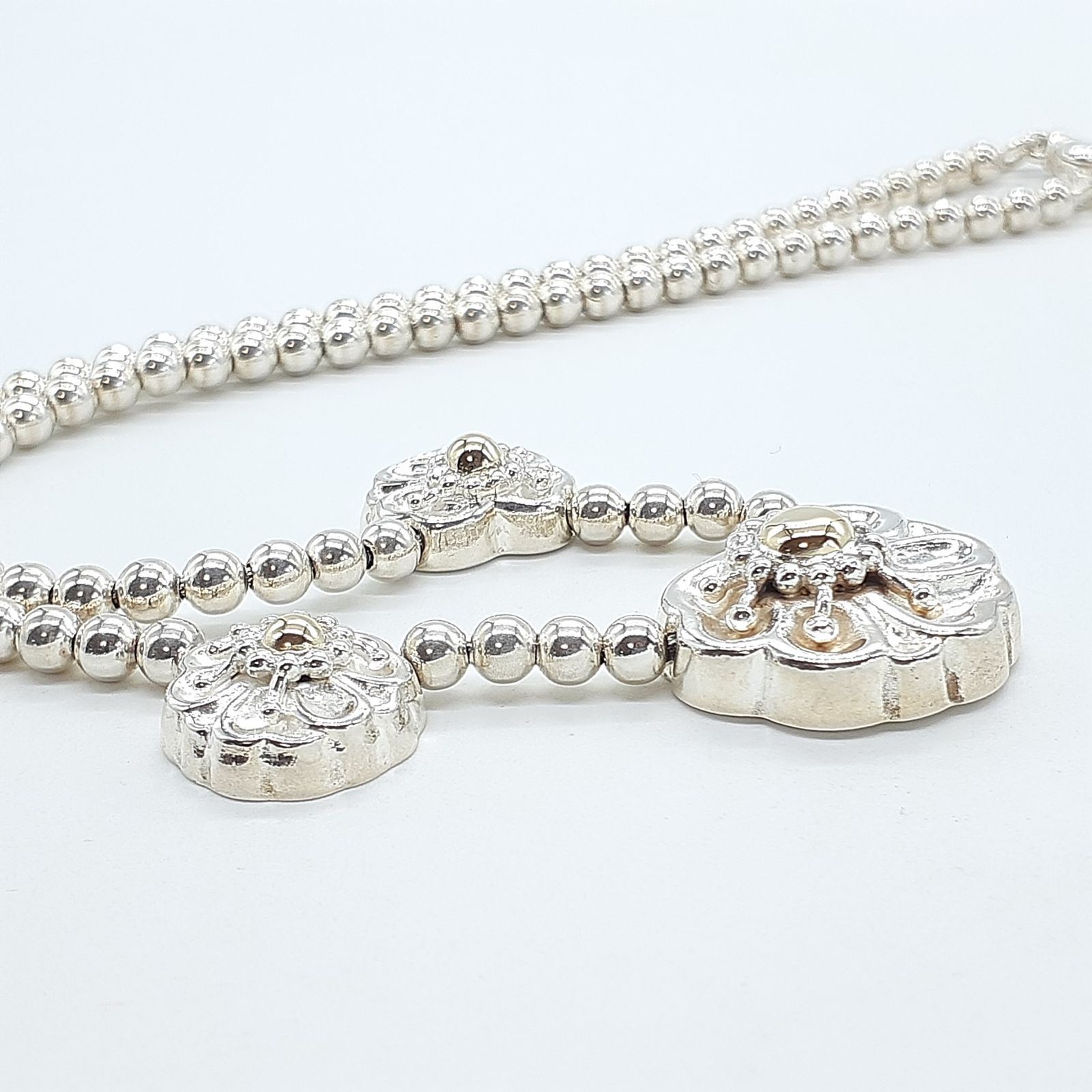 フォリフォリ 925&k18コンビ　ネックレス Folli Follie フォリフォリ ネックレス ペンダント ヴィンテージ