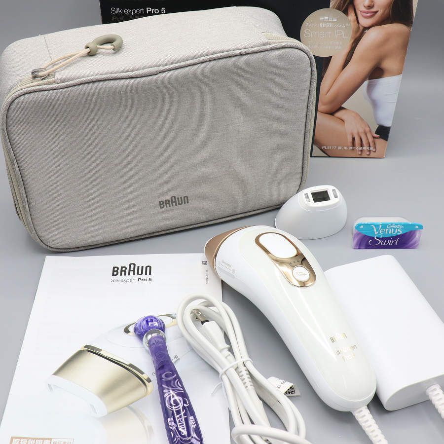 【美品】ブラウン シルクエキスパート Pro5 PL-5117 脱毛器 プロ BRAUN 本体