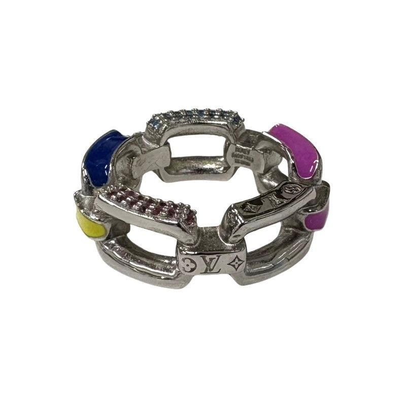 LOUIS VUITTON ルイヴィトン リング バーグパラダイスチェーン M0918M メタル M 10.9g アクセサリー ジュエリー 【中古】 22606K263