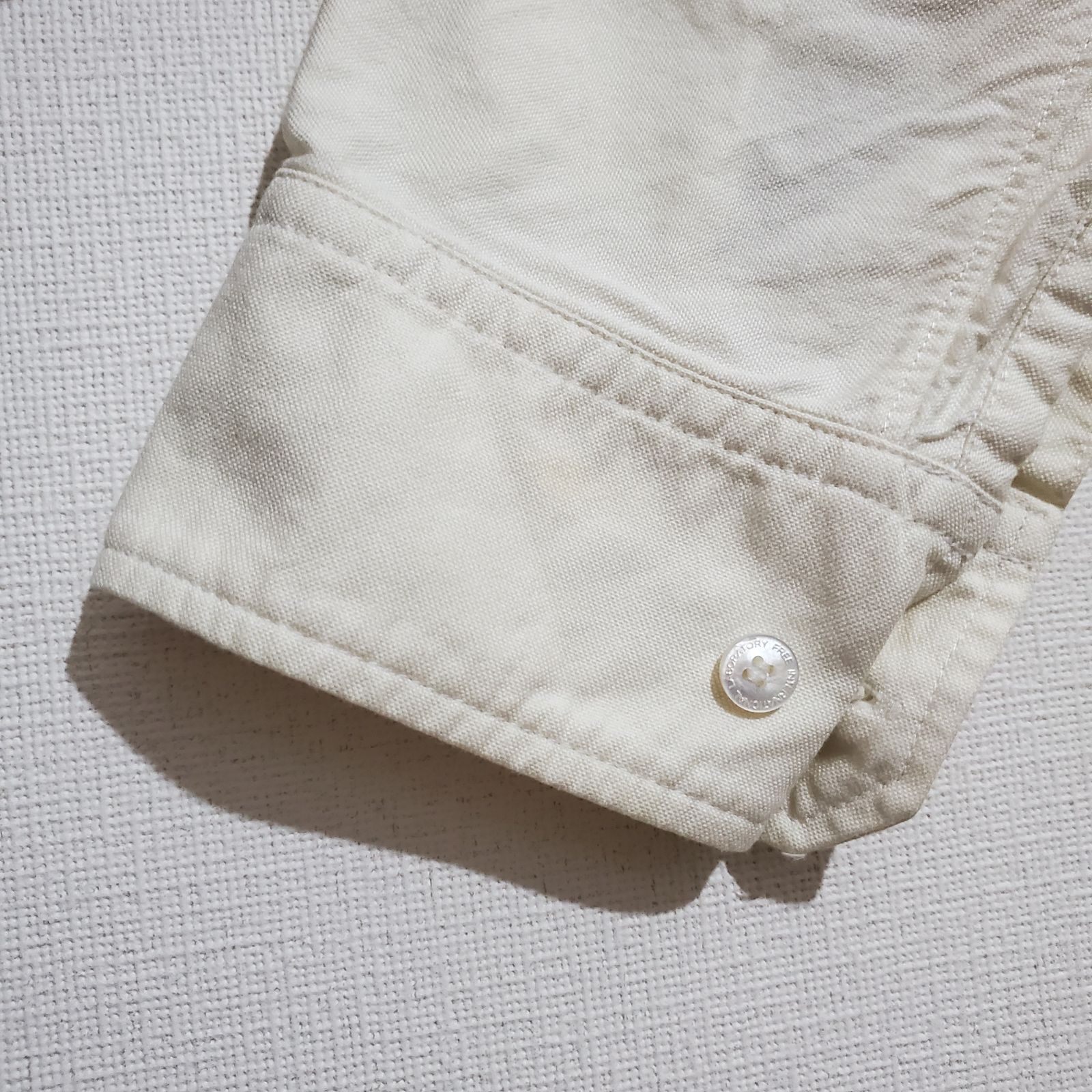 visvim ヴィズヴィム アルバコア GIZAコットン エルボーパッチ 刺繍