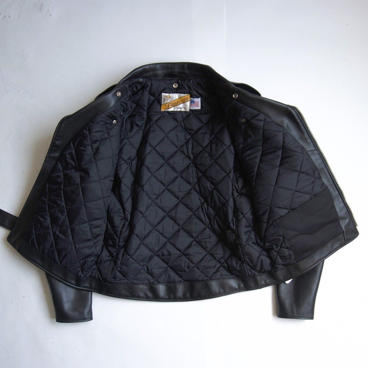 美品/ビッグサイズ】SCHOTT【618/ダブルライダース ジャケット】42
