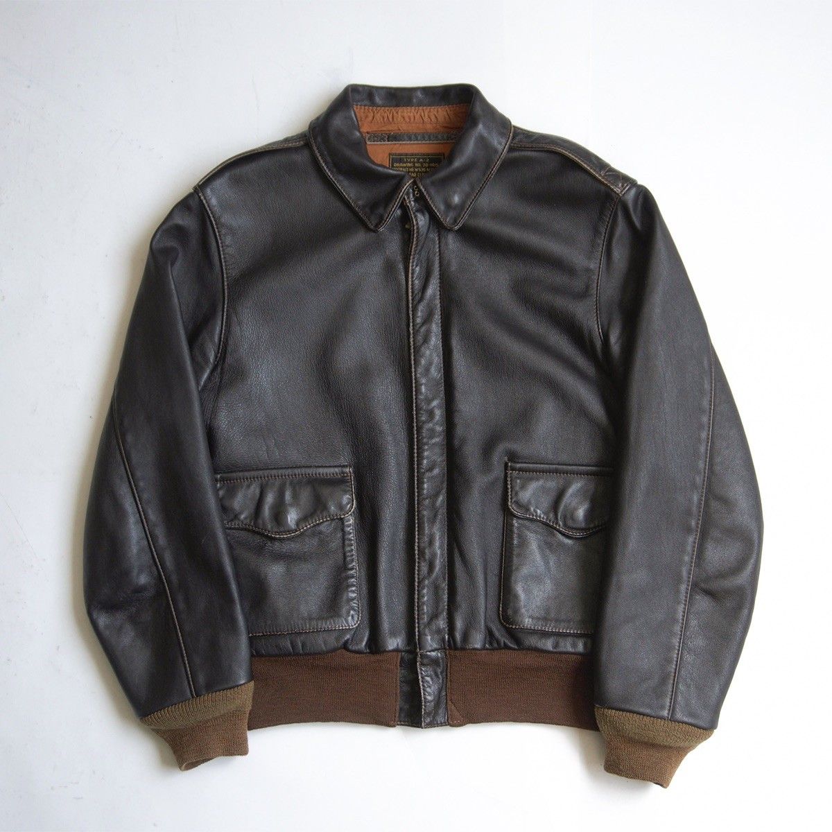 ROUGH WEAR/実名復刻】 The REAL McCOY'S【A-2 フライトジャケット】40