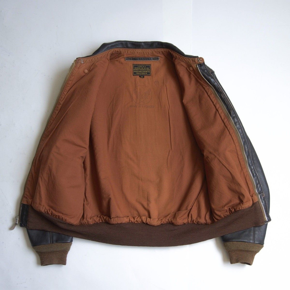 ROUGH WEAR/実名復刻】 The REAL McCOY'S【A-2 フライトジャケット】40