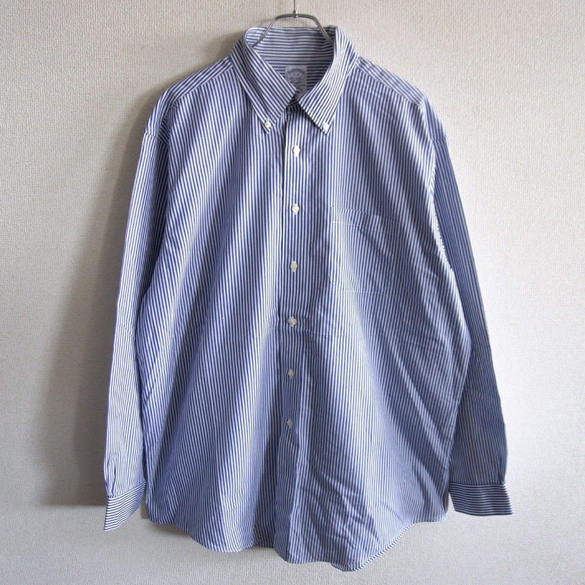 【美品】BROOKS BROTHERS【Classic ストライプ BD シャツ】17-35 ブルックスブラザーズ 26060271