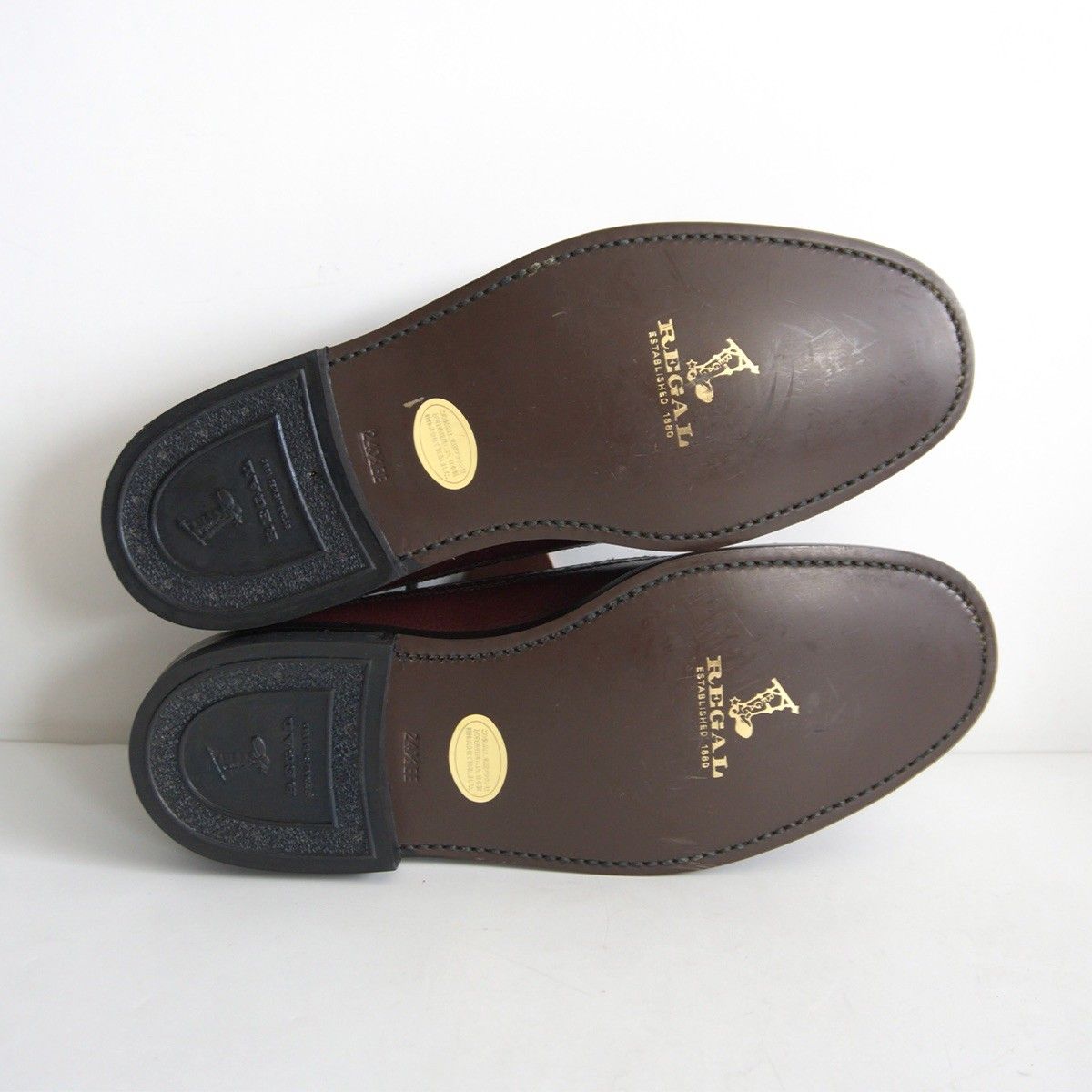 試着のみ美品】REGAL【ウイングチップ レザーシューズ】24.5EE