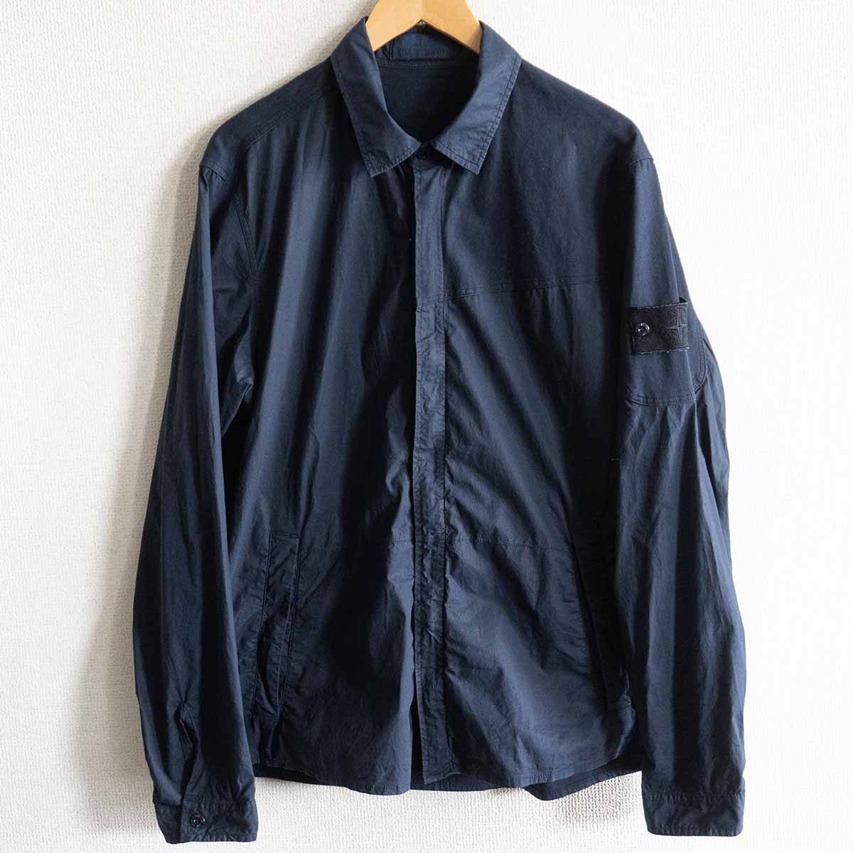 2018SS】STONE ISLAND【GHOST PIECE OVER SHIRTS】L オーバーシャツ 