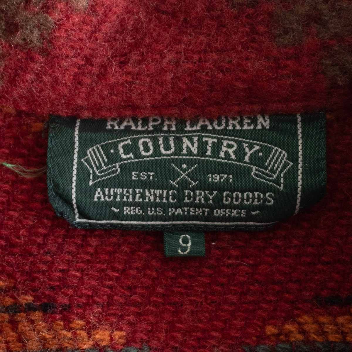 美品】 RALPH LAUREN COUNTRY 【コンチョボタン ネイティブ ジャケット