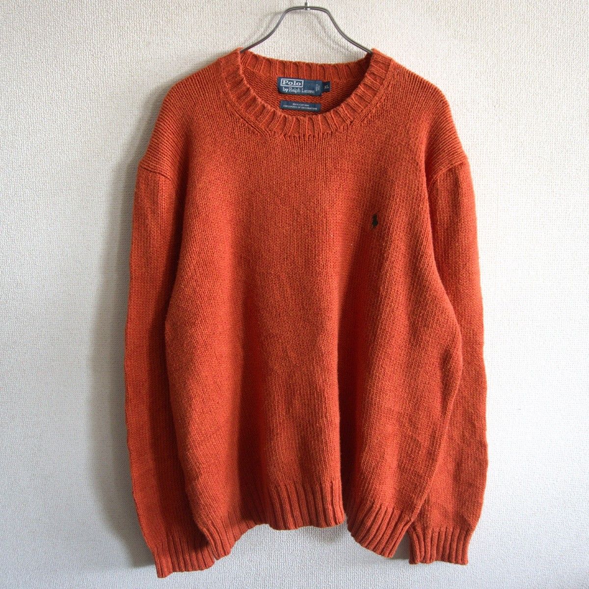 雰囲気抜群/90s】POLO RALPH LAUREN【コットン ニット セーター】XL