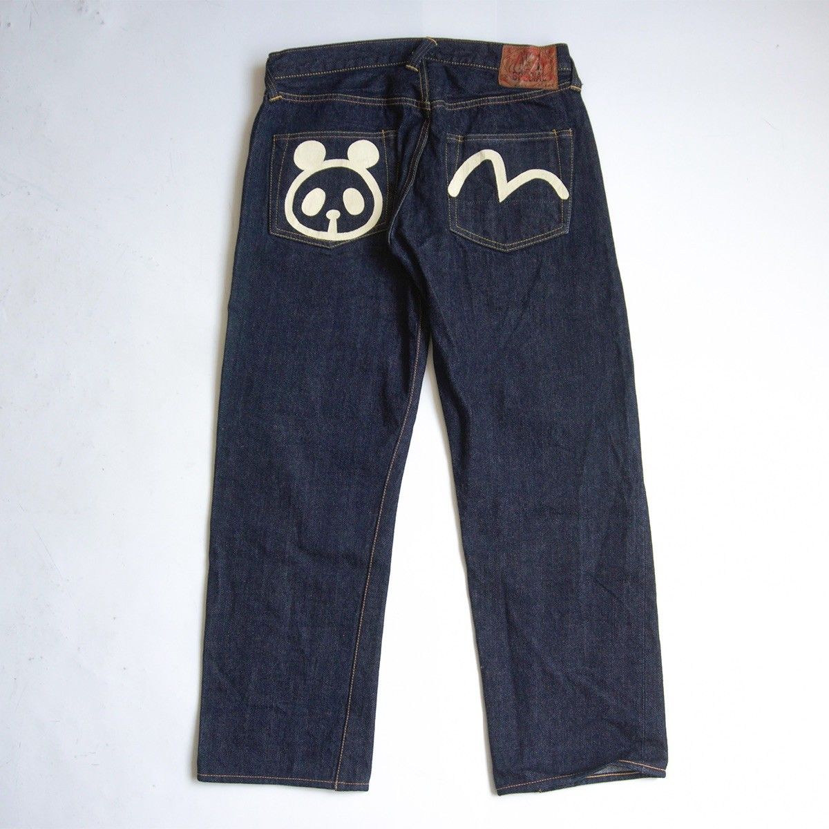 ★EVISUデニムパンツ32×34 雰囲気抜群/濃紺】EVISU 【上野店限定LOT.2000 デニムパンツ】35×34