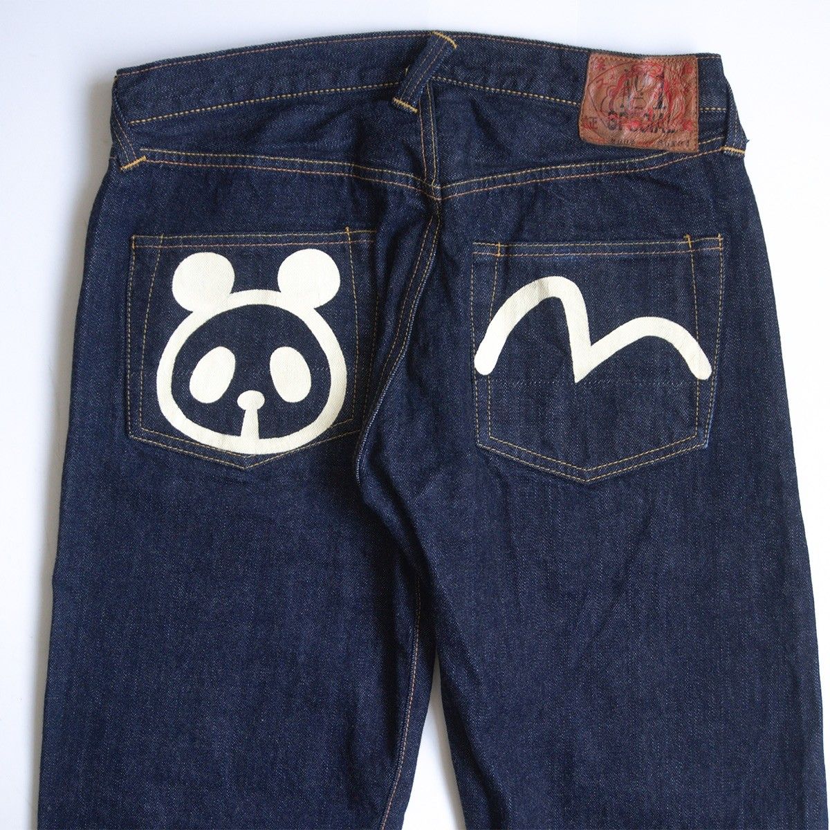 雰囲気抜群/濃紺】EVISU 【上野店限定LOT.2000 デニムパンツ】35×34