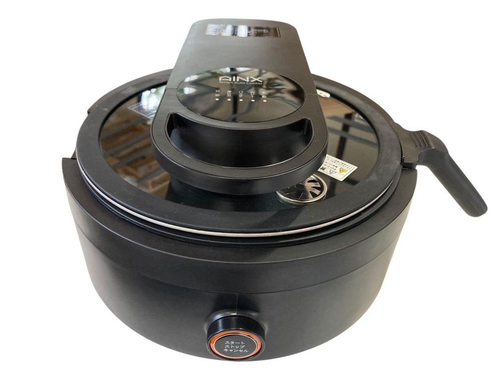 【中古★美品】アイネクス 電気調理鍋 3.5L ブラック AX-C1BN