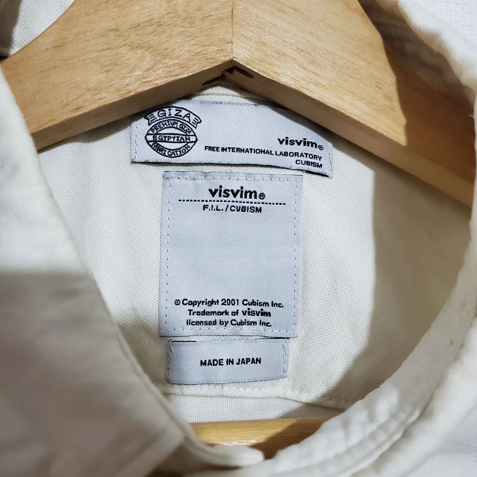visvim ヴィズヴィム アルバコア GIZAコットン エルボーパッチ 刺繍