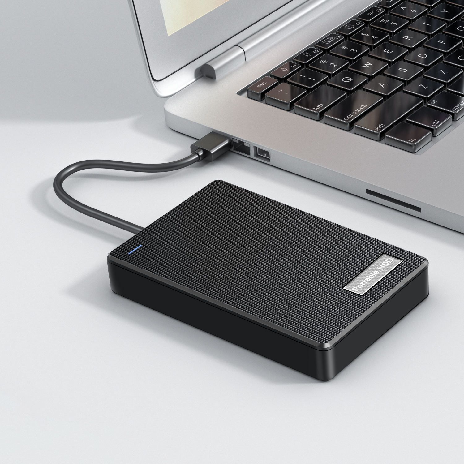 2026年シンプルモデル 【Windows専用HDD 1TB】 外付けポータブルHDD 2.5インチ USB3.0 5Gbps Win10、11対応 ※Mac・PS4・テレビおよびレコーダーでの録画非対応 HDD-7100B 株式会社Hanxコマース