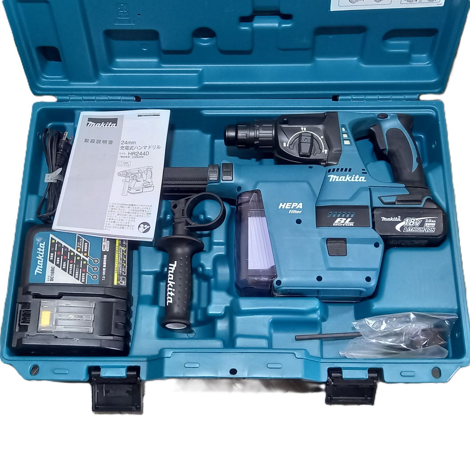 マキタ 24㎜充電式ハンマドリル HD244D makita