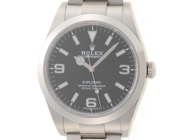 ROLEX ロレックス ウォッチ エクスプローラー1　 時計 214270 腕時計 ステンレス ブラック 自動巻き ブラック文字盤 メンズ【中古】433