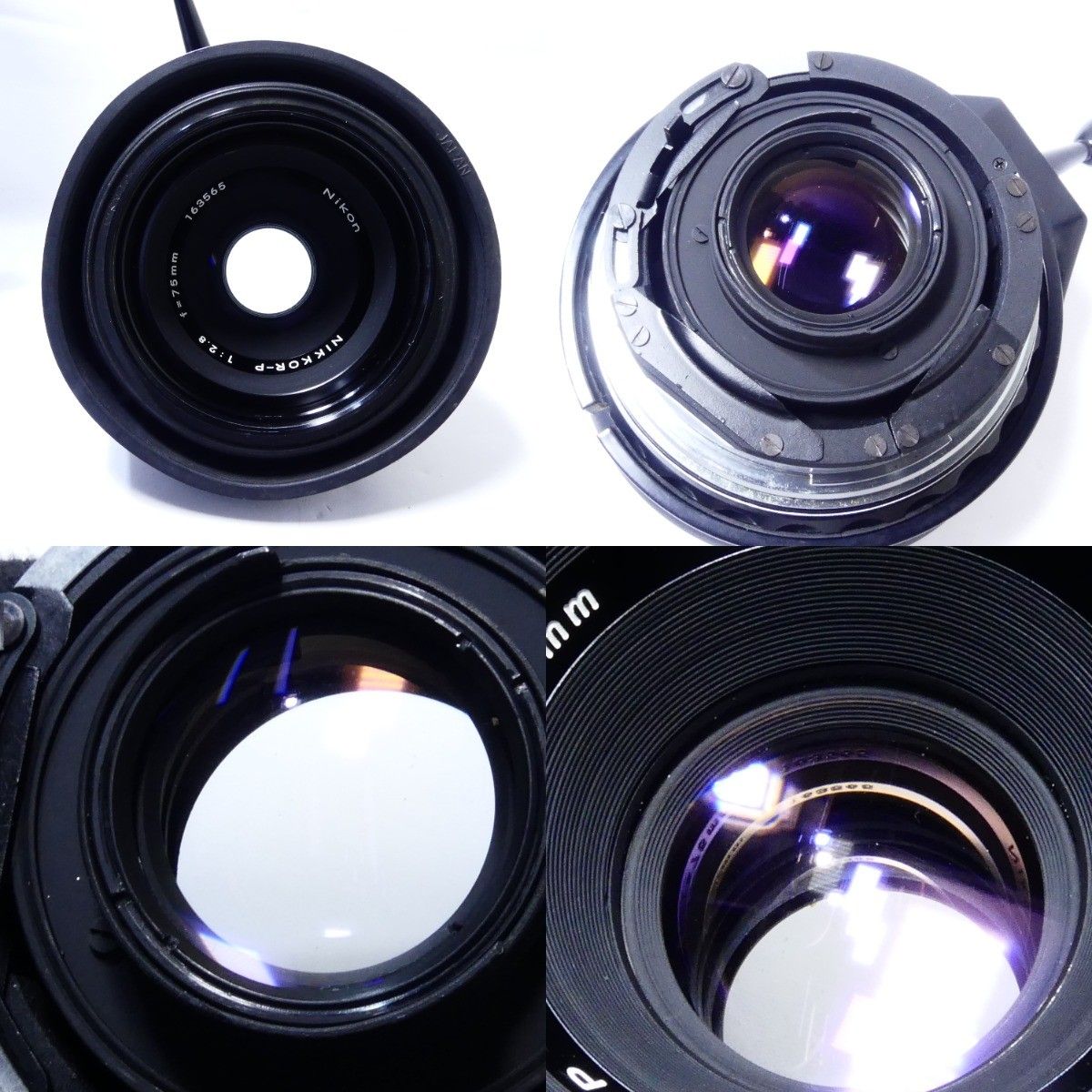 Zenza Bronica S2 NIKKOR-P 1:2.8 75mm 動作未確認 現状品 中判カメラ