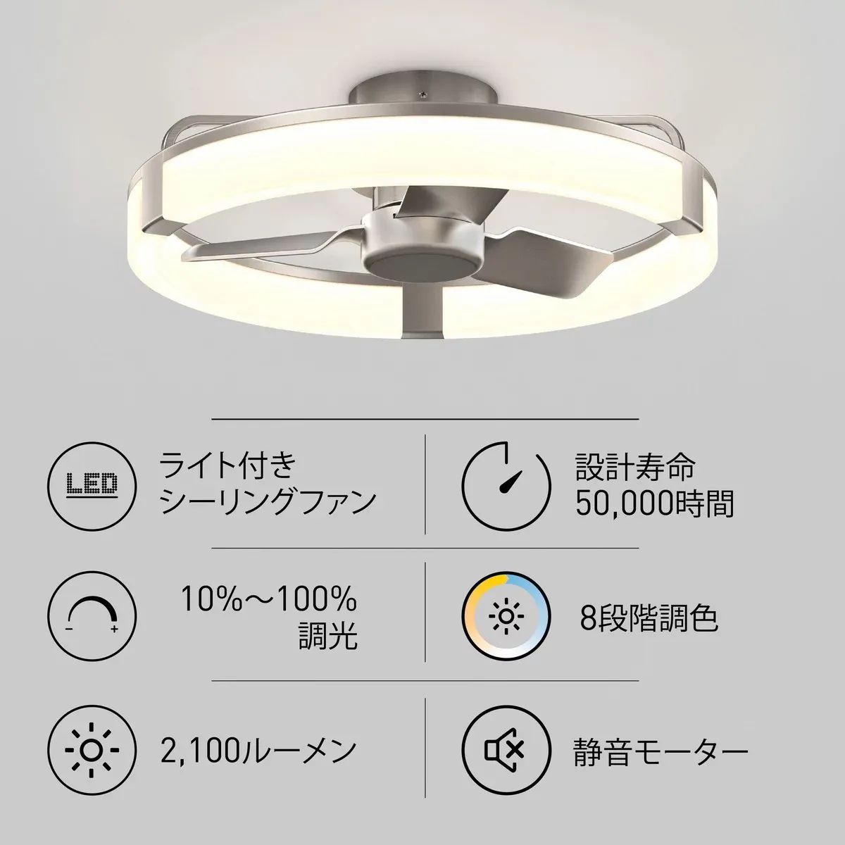 ARTIKA ファンデリア サニーベール シーリングファンライト 23インチ