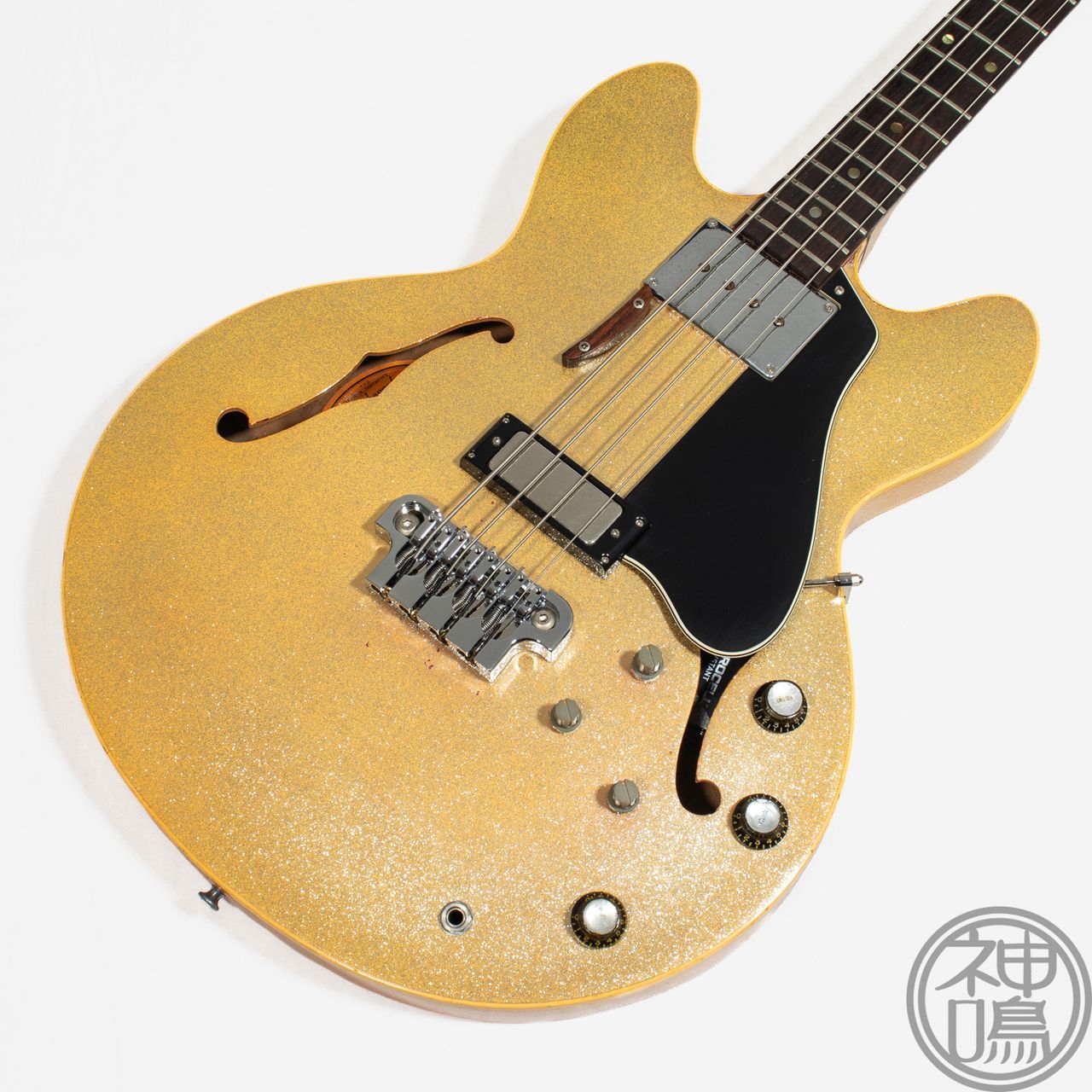 【USED】Gibson EB-2 Modified【1967年製 /Pink Sparkle(Refinish)】