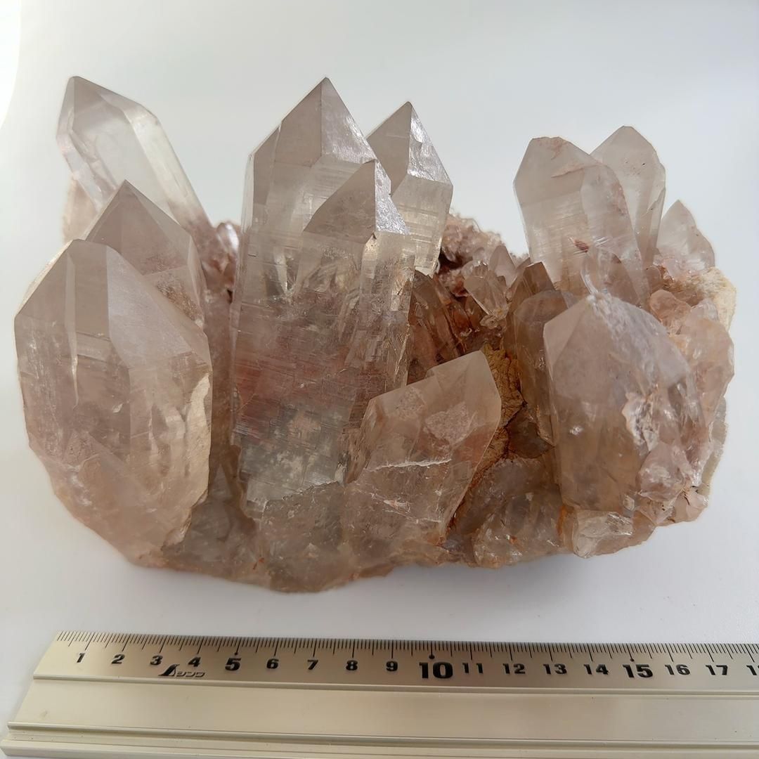 マニカラン水晶 水晶クラスター ヒマラヤ水晶 マニカラン ピンク 水晶
