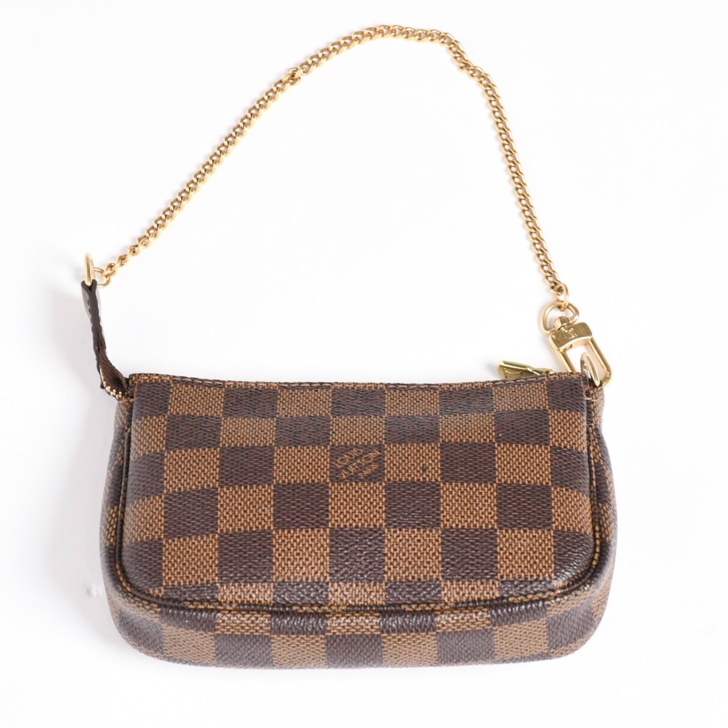 極美品 LOUIS VUITTON ルイヴィトン ダミエ ミニ ポシェット アクセ