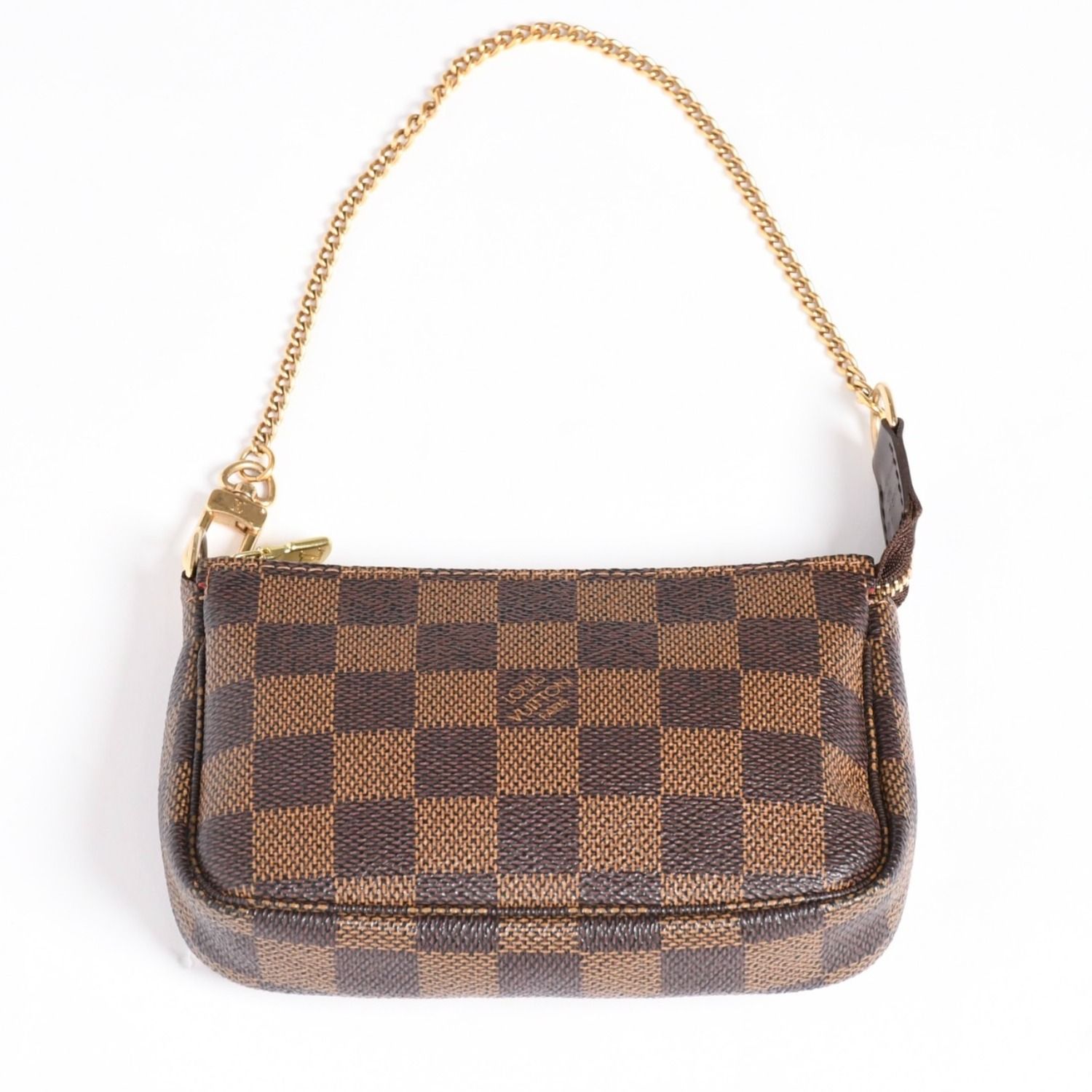 極美品 LOUIS VUITTON ルイヴィトン ダミエ ミニ ポシェット アクセ 