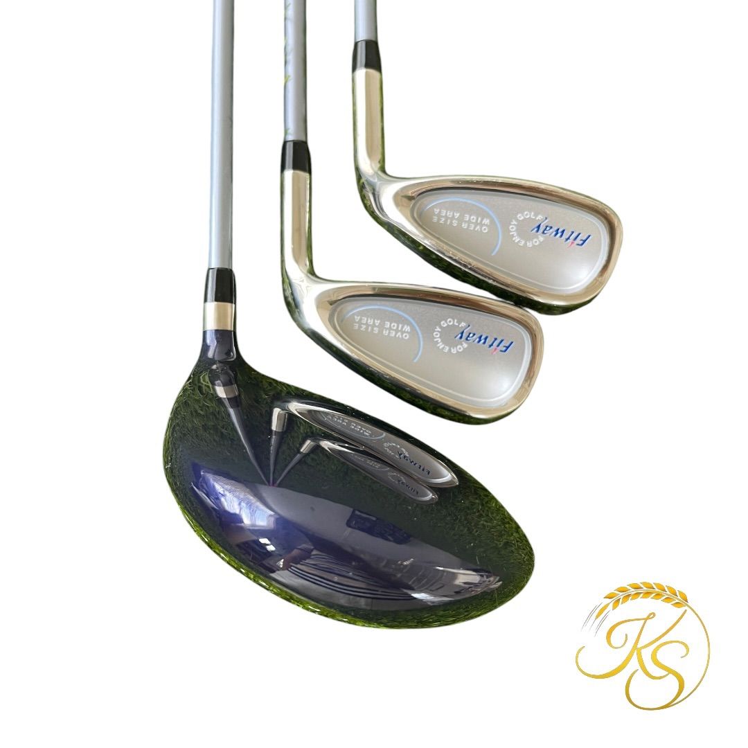 レディース　ゴルフクラブ　3本　Fitway FOR ENJOY GOLF L カーボン