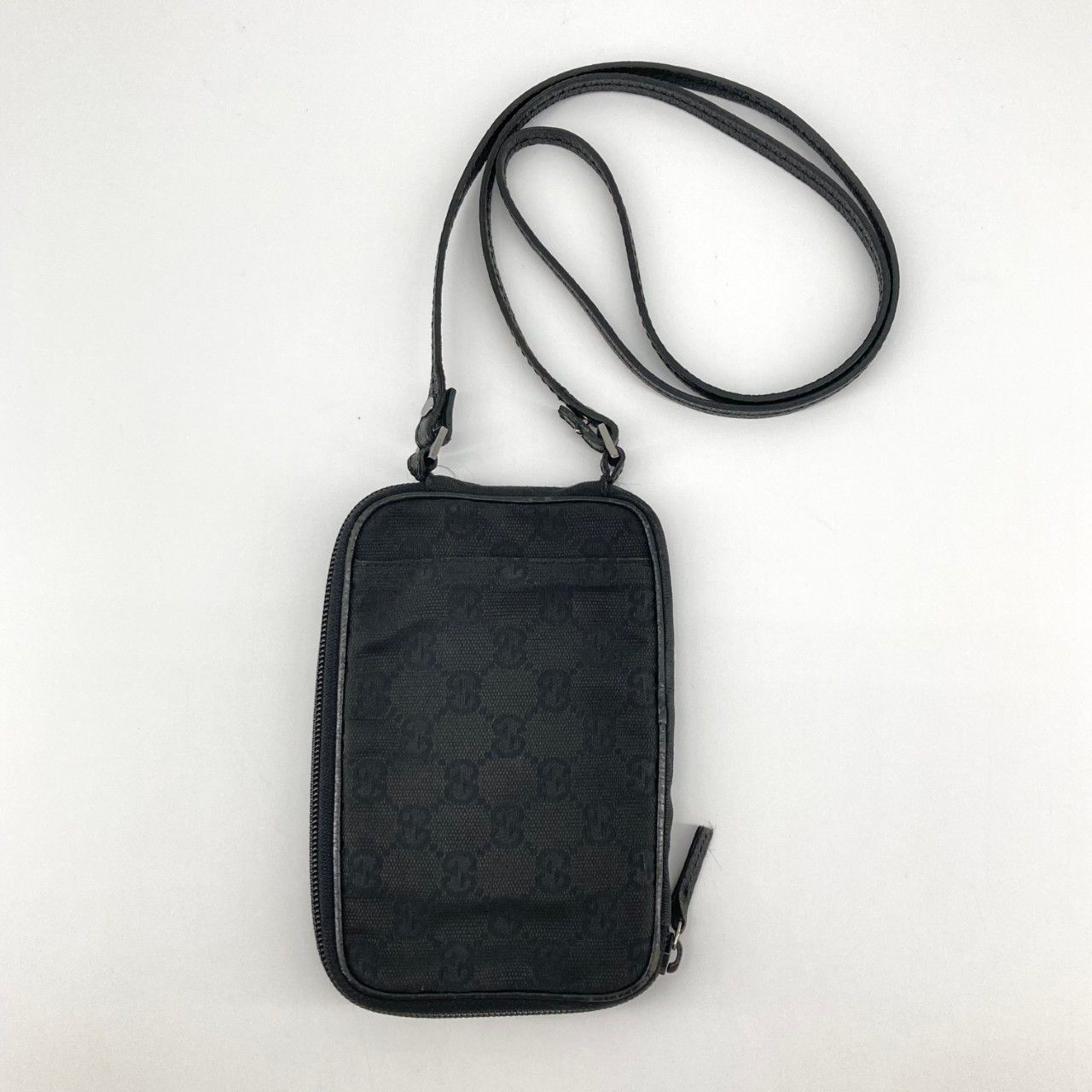未使用GUCCI GGキャンバスショルダーバッグ GUCCI（グッチ） GGキャンバス ショルダーバッグ ブラック - メルカリ