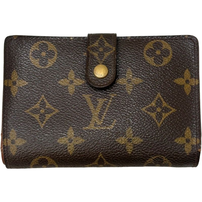 LOUIS VUITTON ルイヴィトン ポルトフォイユ ヴィエノワ M61663 ブラウン モノグラム 二つ折り財布 ユニセックス 【中古】 22606K208