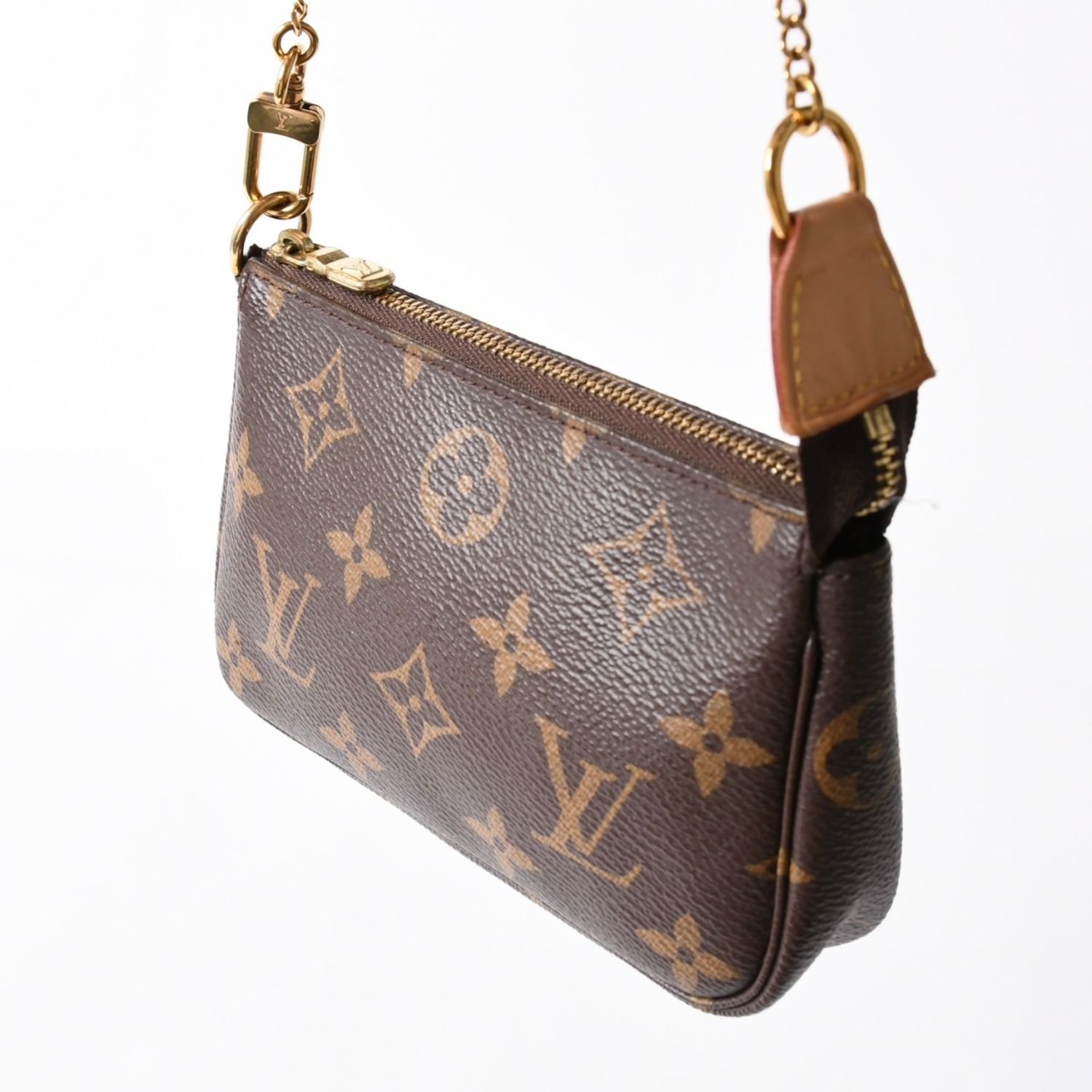 極美品 LOUIS VUITTON ルイヴィトン モノグラム ミニポシェット アクセ