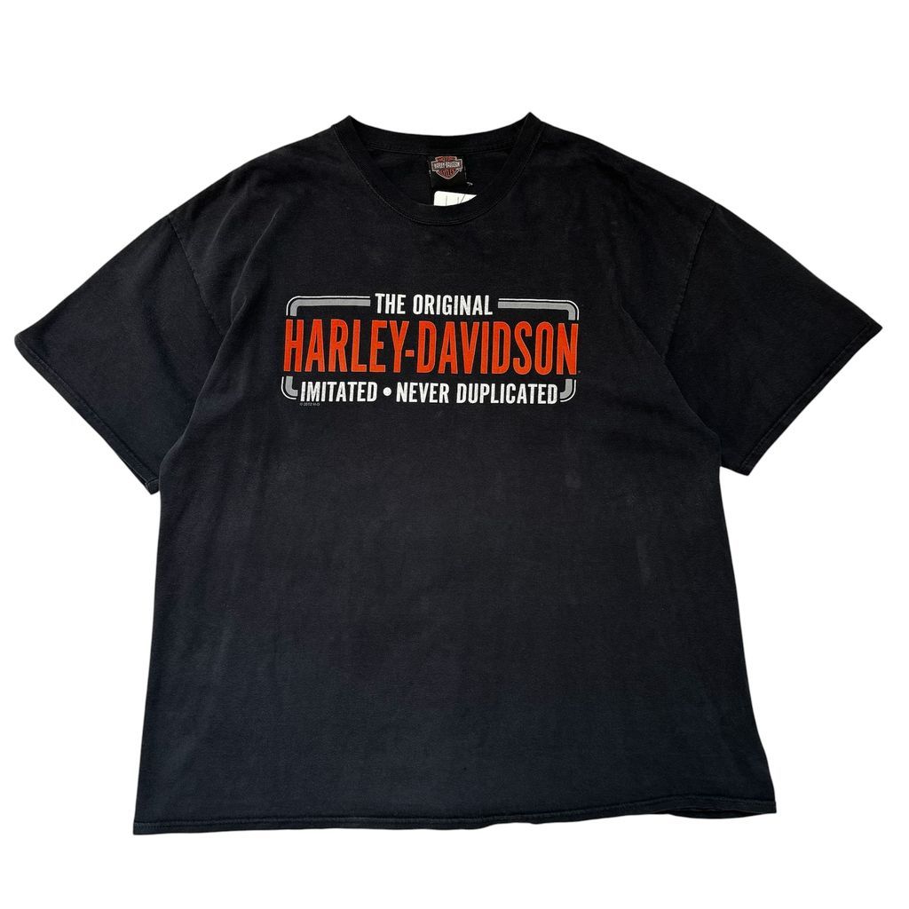 HARLEY DAVIDSON ハーレーダビッドソン WEST COAST 両面プリント Tシャツ ブラック 2XLサイズ No.EA570