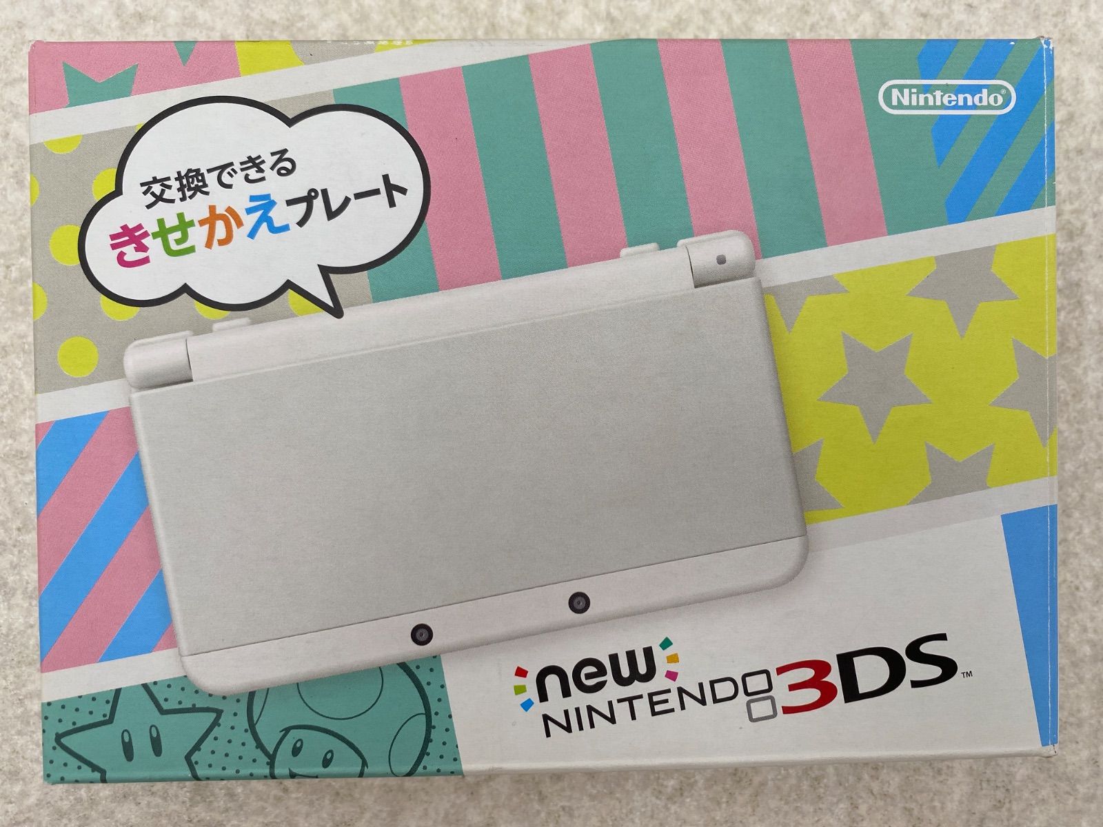 ◆New ニンテンドー3DS本体 ホワイト　0012568403　動作品